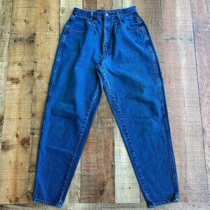 Vintage Brittania Women's Average 10x30 High Rise 100 Percent Cotton Blue Jeans